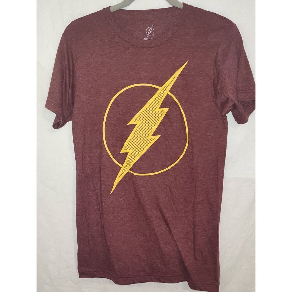 THE FLASH Burgundy T-shirt Size Small (34/36)